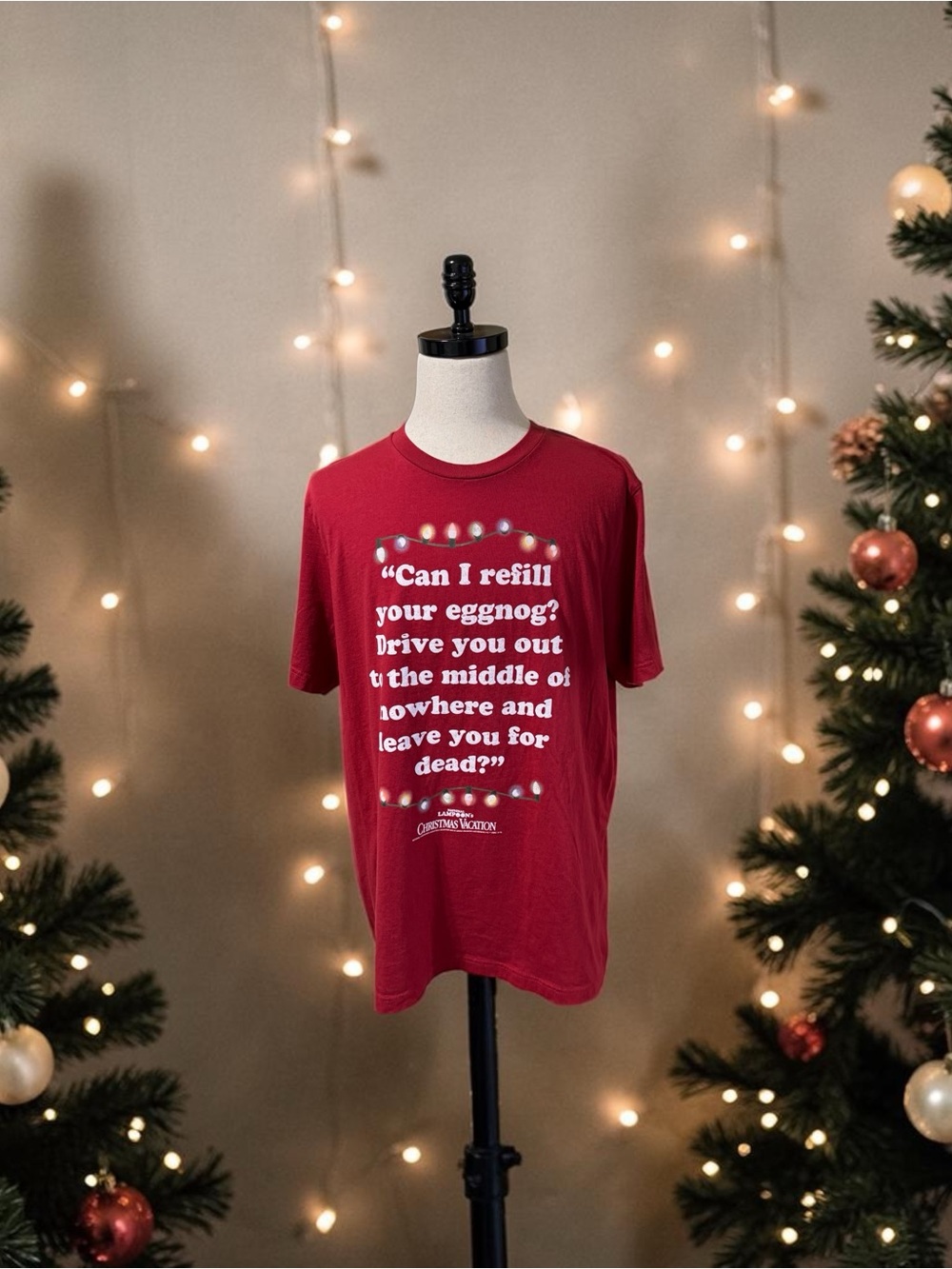 Bella Canvas Christmas Vacation Quote T-Shirt‎ SZ 2XL